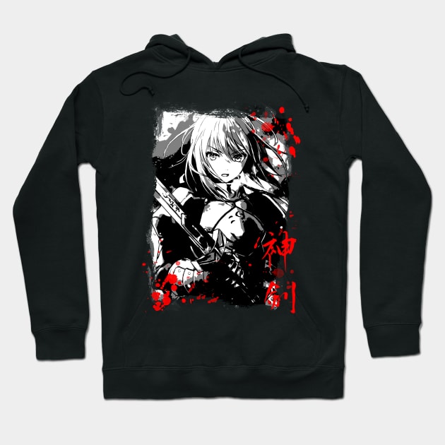 Fate - Saber #03 Hoodie by Recup-Tout